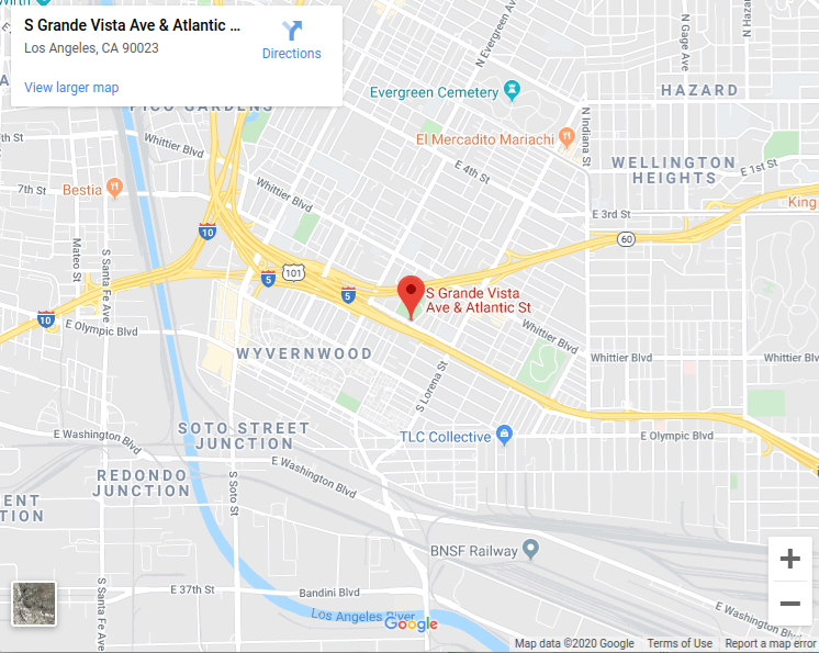 Google Map of Grande Vista and Atlantic